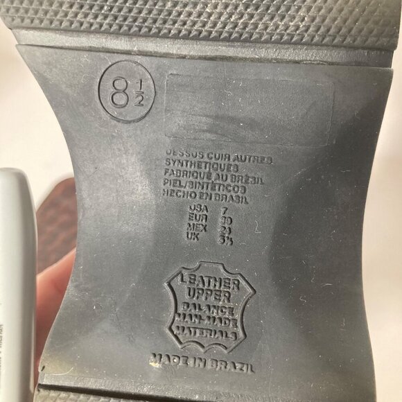 Womens Kenneth Cole New York Brown Leather Crocodile Loafer 7 - Picture 8 of 8